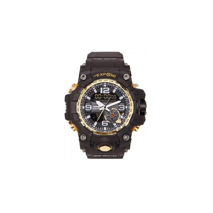 Exponi Men's Dual Face water proof watch assorted Colour's varied