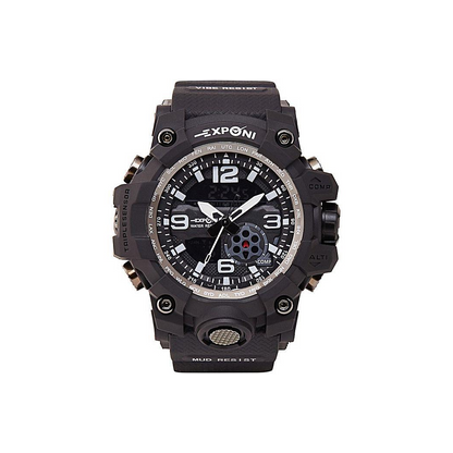 Exponi Men's Dual Face water proof watch assorted Colour's varied