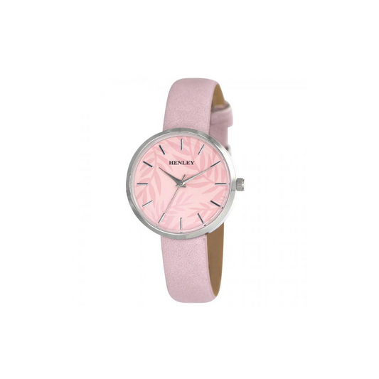 Henley Ladies  Palm Motif Watch - Pink H06170.5