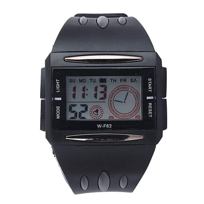 Lasika Digital Men's Sport-Casual Rubber strap Colour's Assorted Watch W-F62