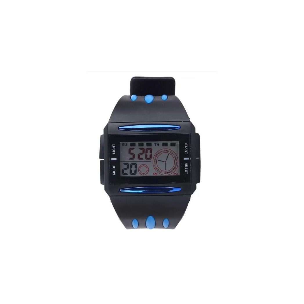 Lasika Digital Men's Sport-Casual Rubber strap Colour's Assorted Watch W-F62