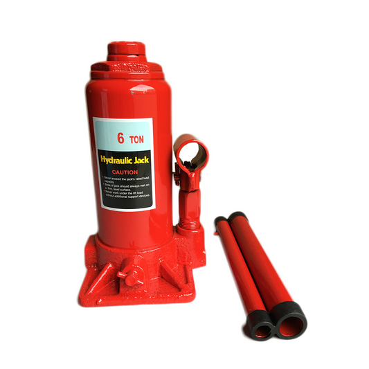 6 Ton Hydraulic Bottle Jack Red