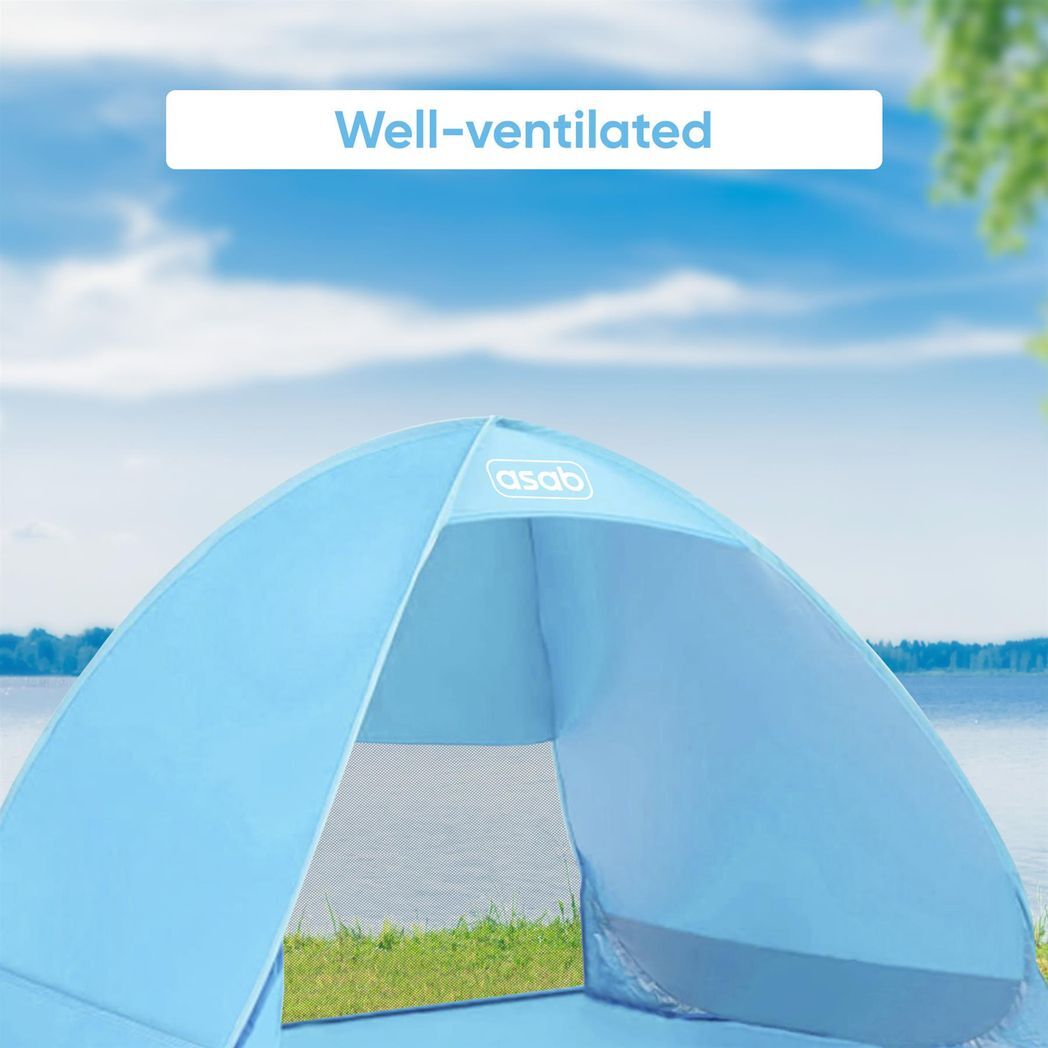 Pop Up Beach Tent Changing Room Privacy Tent Portable Family 1 Person - BLUE