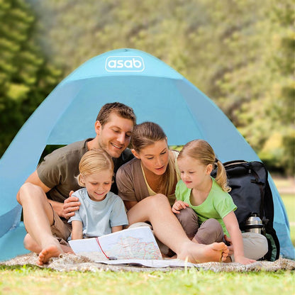 Pop Up Beach Tent Changing Room Privacy Tent Portable Family 1 Person - BLUE