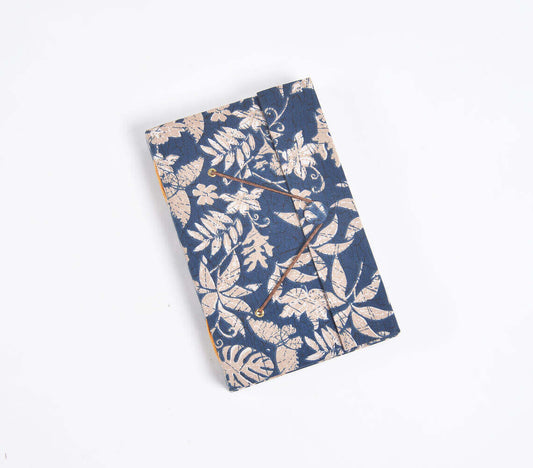 Vintage Recycled Fabric & Paper Journal