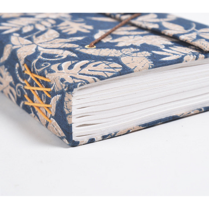Vintage Recycled Fabric & Paper Journal