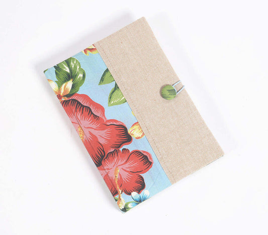 Hand Bound Tropical Fabric Diary