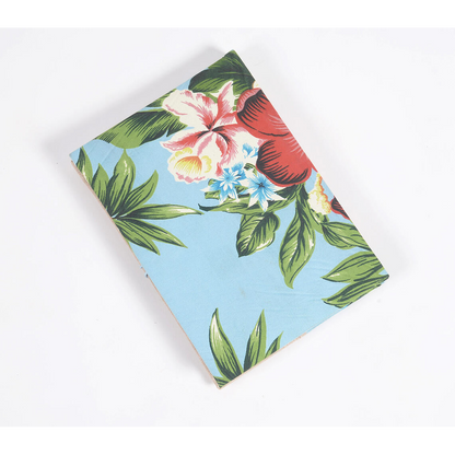 Hand Bound Tropical Fabric Diary