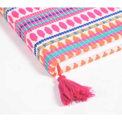 Hand Bound Fabric Diary with Tassel Bookmark