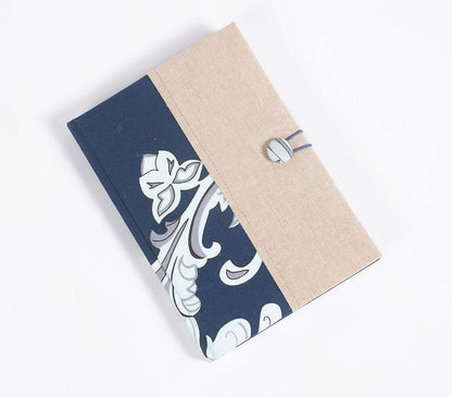 Hand Bound Fabric Diary with Tassel Bookmark