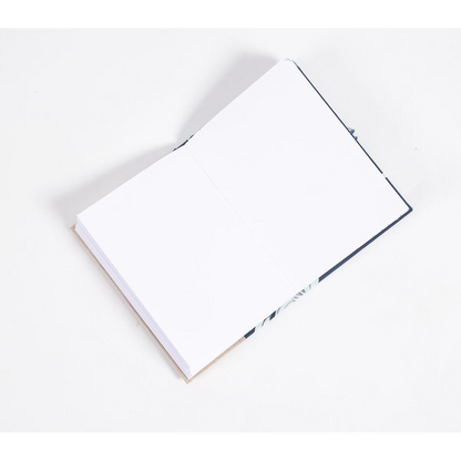 Hand Bound Fabric Diary with Tassel Bookmark