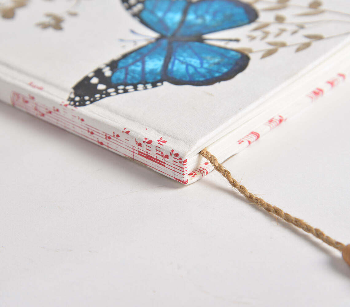 Hand Painted Abstract Butterfly Diary