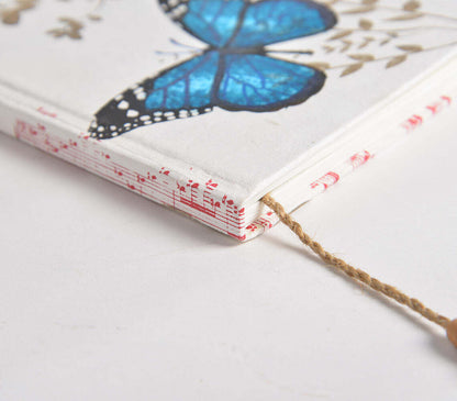 Hand Painted Abstract Butterfly Diary