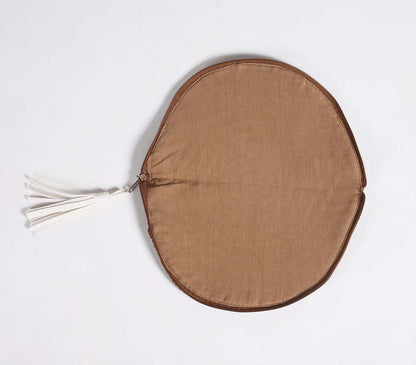 Woven Paper Raffia Half Moon Clutch