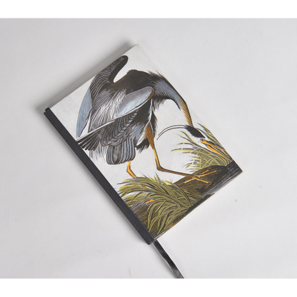 Hand Painted Noir Bird Diary
