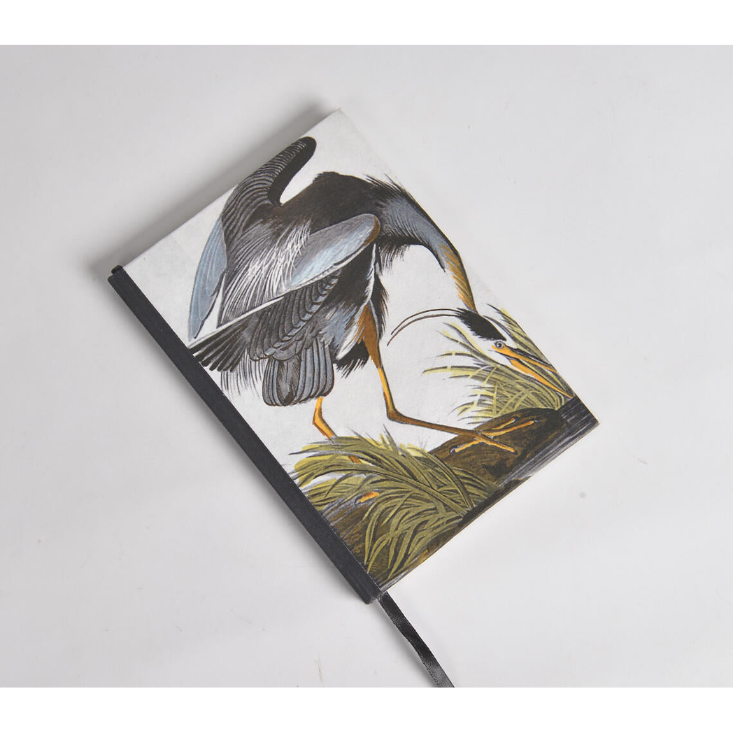 Hand Painted Noir Bird Diary
