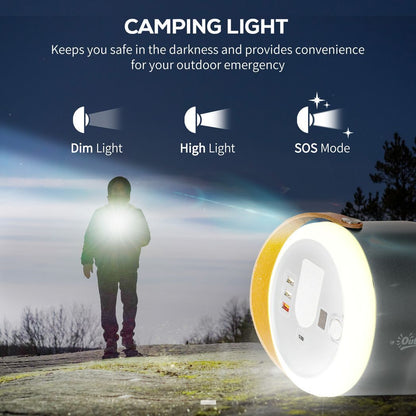 153.6Wh/48000mAh Portable Power Station with LED Flashlight, DC Outlet