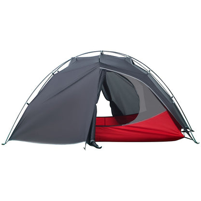 Camping Tent Compact 2 Man Dome Tent for Hiking Garden Dark Grey