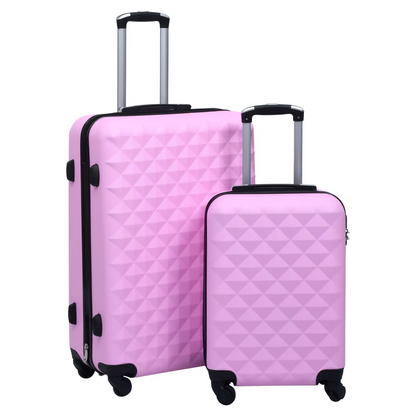 Hardcase Trolley Set 2 pcs Pink ABS