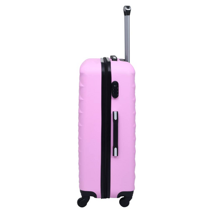 Hardcase Trolley Set 2 pcs Pink ABS