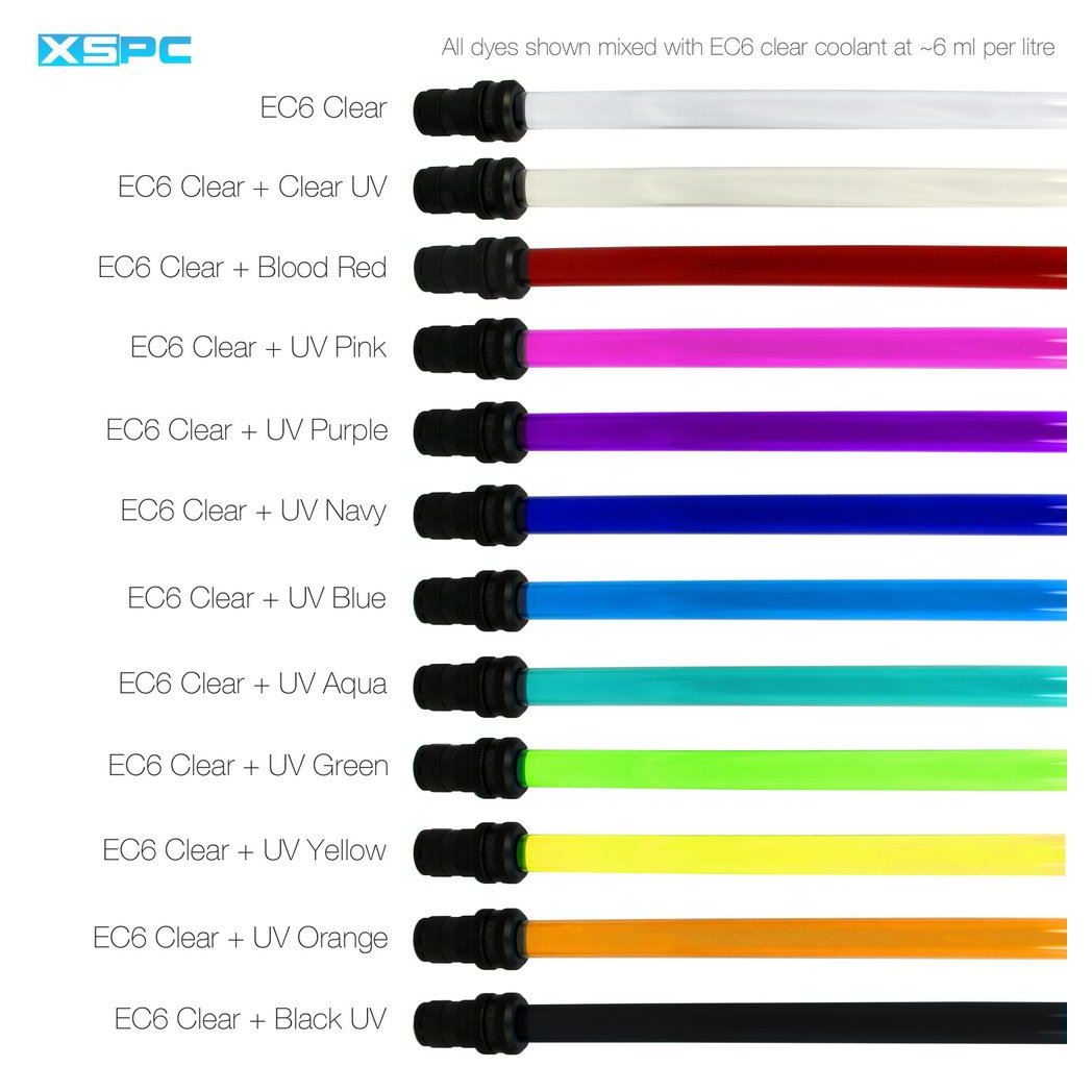 XSPC EC6 RECOLOUR 30ml Coolant Dye - UV Orange
