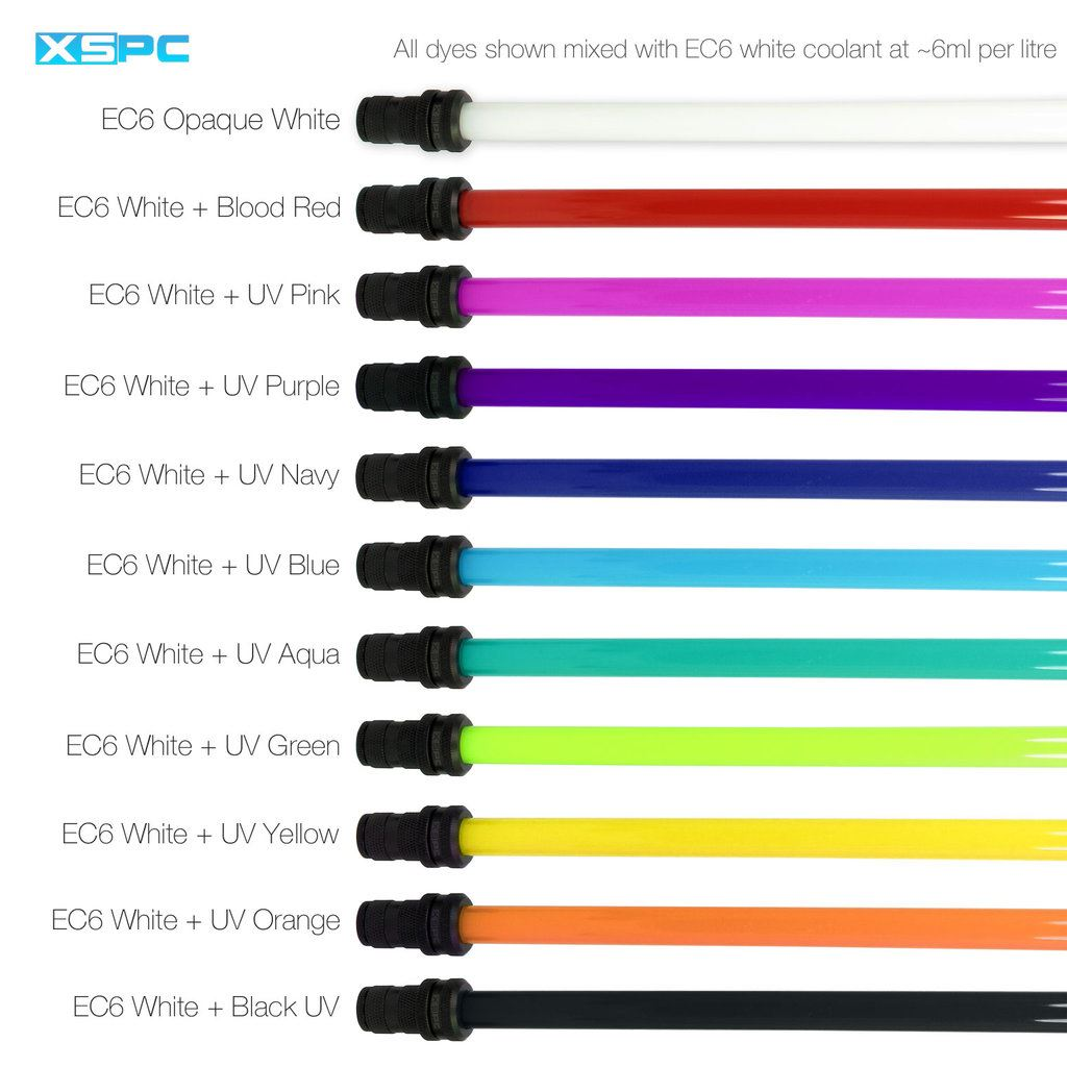 XSPC EC6 RECOLOUR 30ml Coolant Dye - UV Orange
