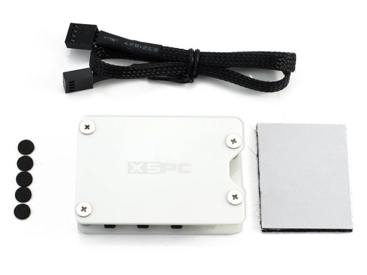 XSPC 8 Way PWM Splitter Hub - SATA Powered (White) V2