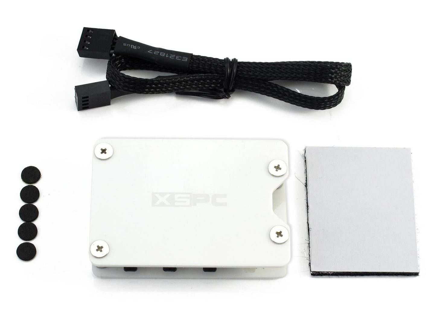 XSPC 8 Way PWM Splitter Hub - SATA Powered (White) V2