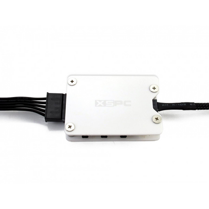 XSPC 8 Way PWM Splitter Hub - SATA Powered (White) V2