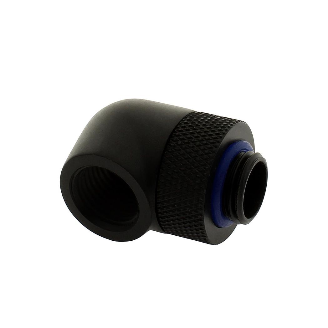 XSPC G1/4, 90 Degree Rotary Fitting V2 - Matte Black (4 Pack)