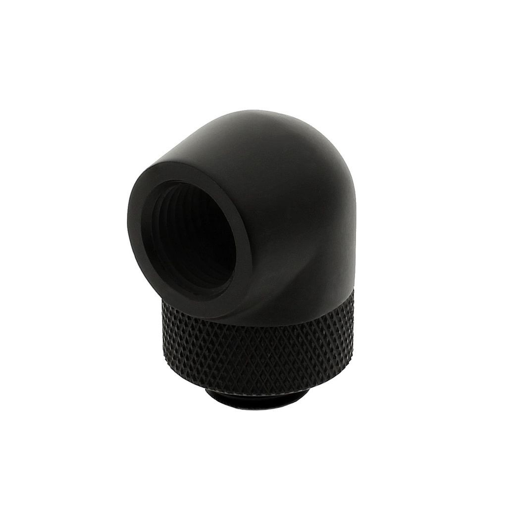 XSPC G1/4, 90 Degree Rotary Fitting V2 - Matte Black (4 Pack)