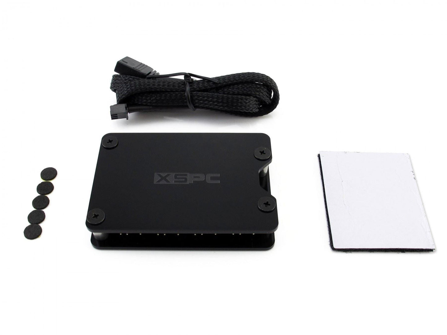 XSPC 8 Way, 3Pin, 5V, Addressable RGB Splitter Hub - SATA Powered (Black)