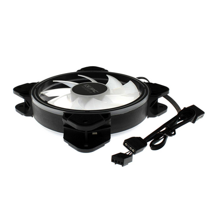 XSPC RGB Series  2, PWM 800-2200RPM 5V 3Pin aRGB 120mm Fan - 3 Pack