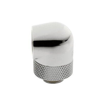 XSPC G1/4, 90 Degree Rotary Fitting V2 - Chrome (4 Pack)