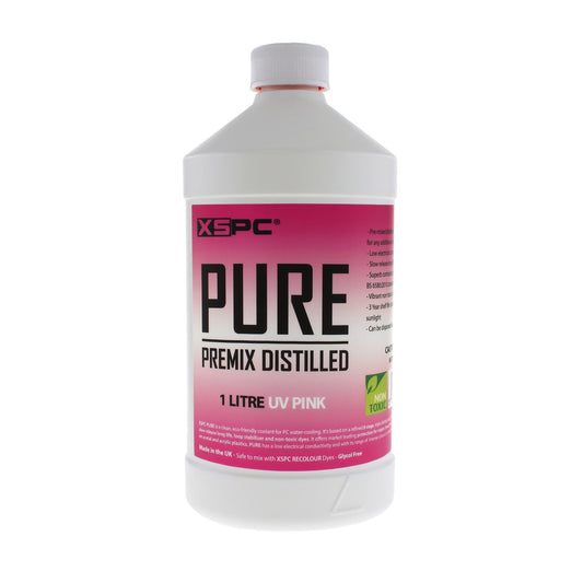XSPC PURE Premix Distilled Coolant - UV Pink
