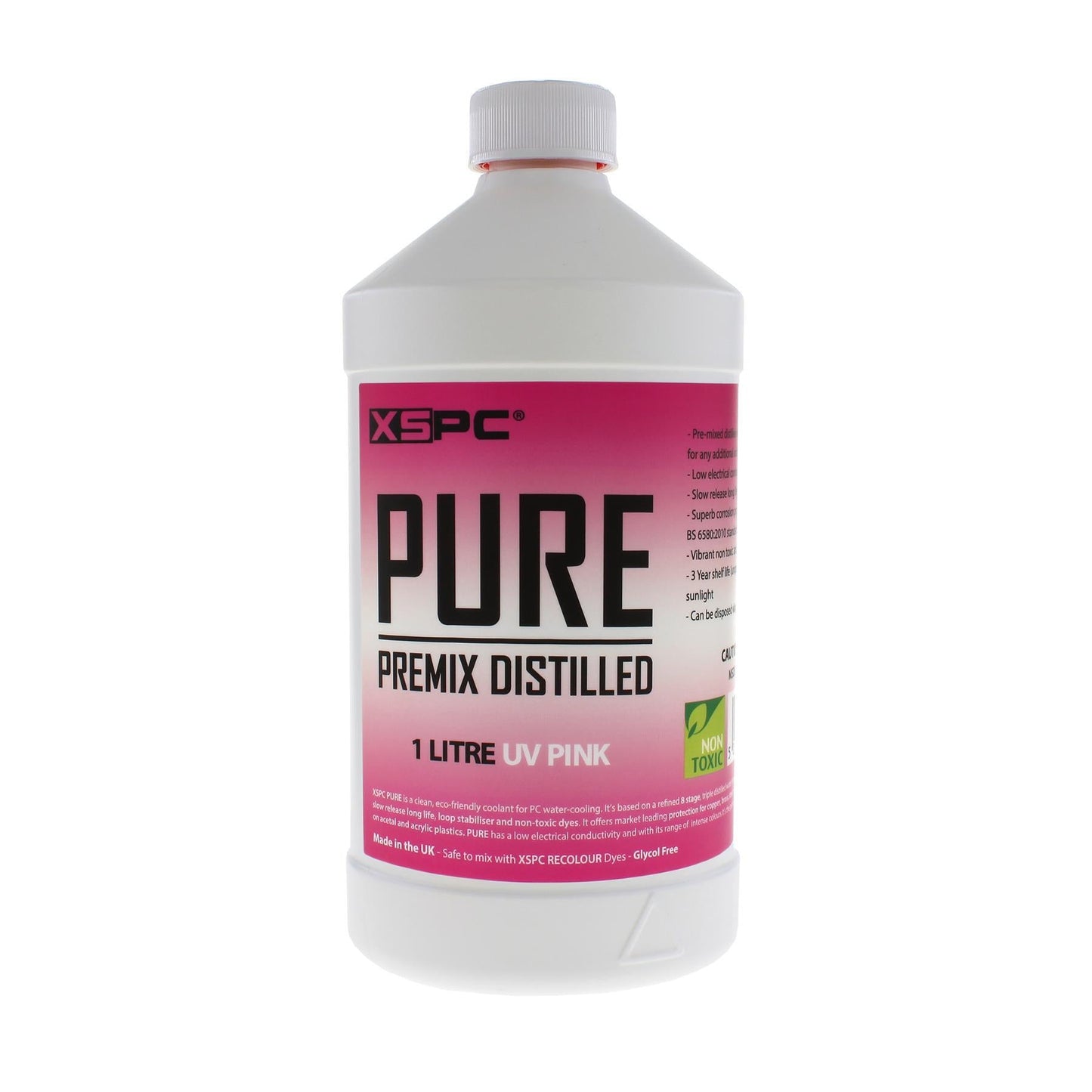 XSPC PURE Premix Distilled Coolant - UV Pink