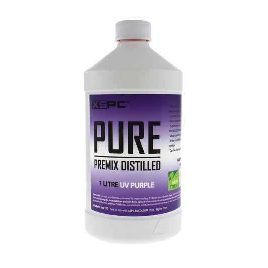 XSPC PURE Premix Distilled Coolant - UV Purple