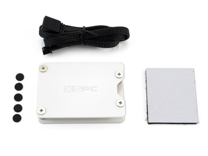 XSPC 8 Way, 3Pin, 5V, Addressable RGB Splitter Hub - SATA Powered (White)