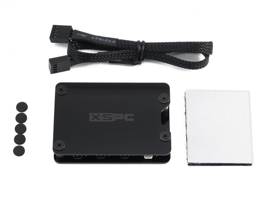 XSPC 8 Way PWM Splitter Hub - SATA Powered (Black) V2