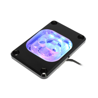 XSPC RayStorm EDGE aRGB CPU Waterblock AMD AM4 / AM5 - Black