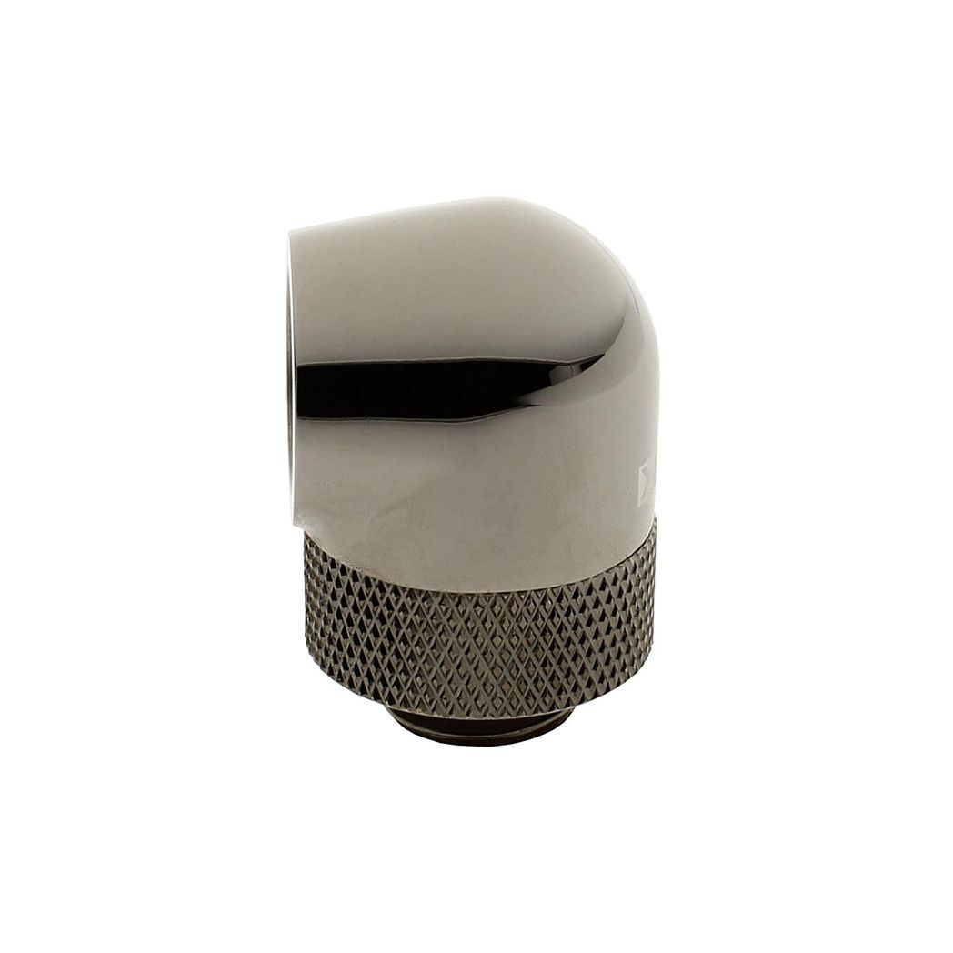 XSPC G1/4, 90 Degree Rotary Fitting V2 - Black Chrome (4 Pack)
