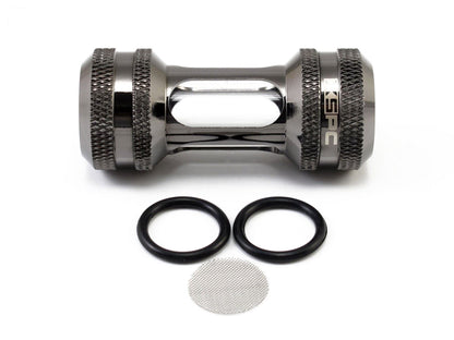 XSPC G1/4 Inline Filter (Black Chrome)