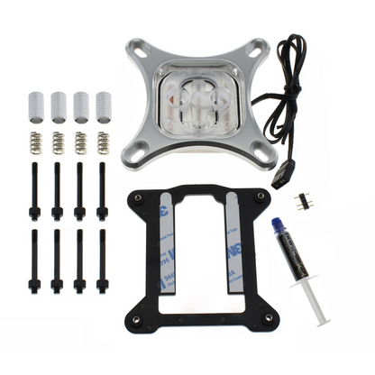 XSPC RayStorm EDGE aRGB CPU Waterblock INTEL - Silver