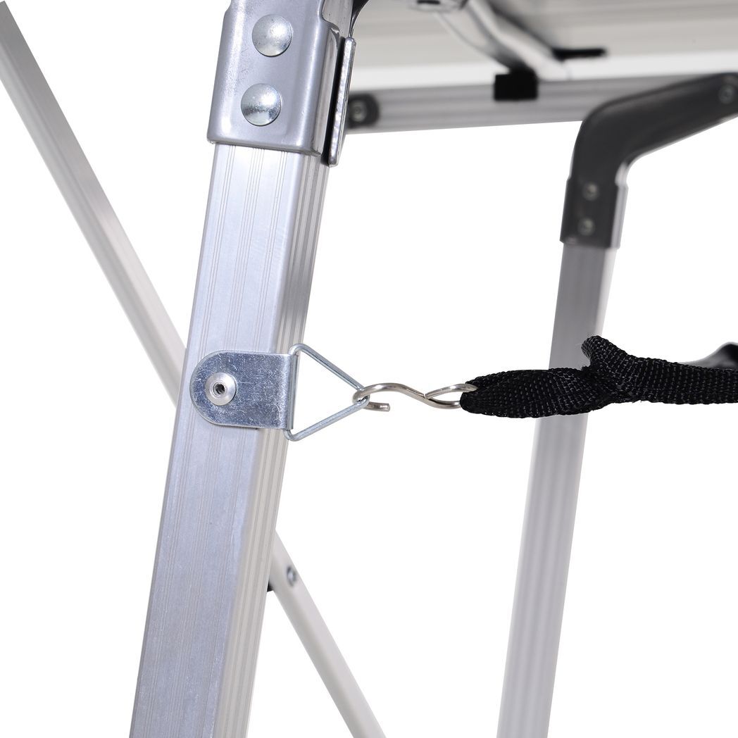 Portable Roll-up Aluminium Folding Picnic Table Outdoor BBQ Party