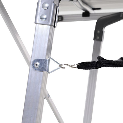 Portable Roll-up Aluminium Folding Picnic Table Outdoor BBQ Party