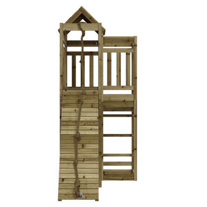 Playhouse with Climbing Wall Impregnated Wood Pine