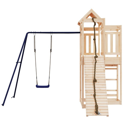 Outdoor Playset Solid Wood Pine