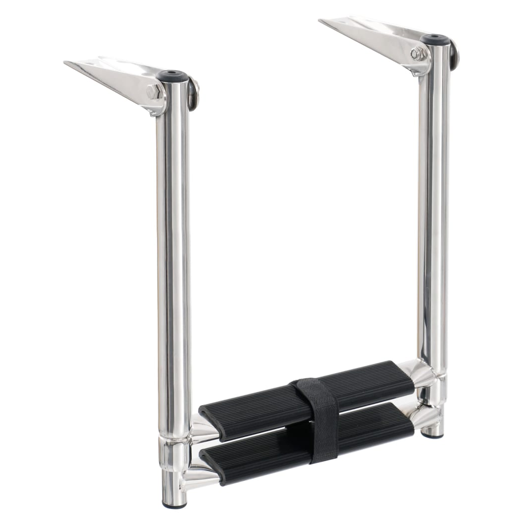 Folding Boarding Ladder 2-step Stainless Steel