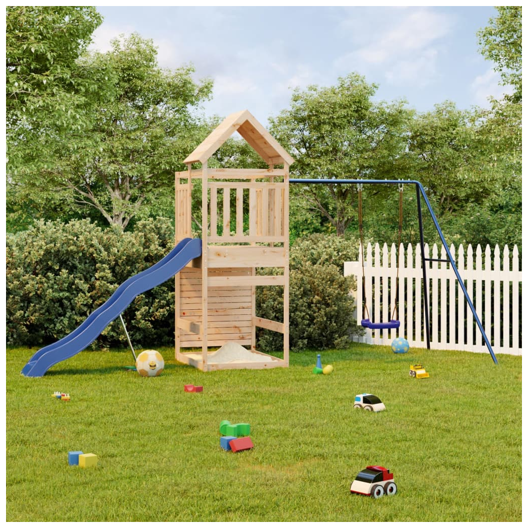 Outdoor Playset Solid Wood Pine