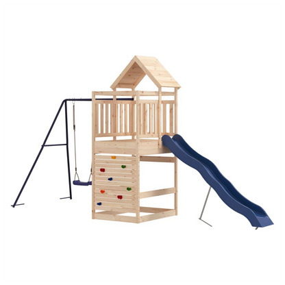 Outdoor Playset Solid Wood Pine